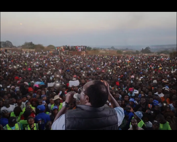 I’M STANDING NOT AS BEMBA, KAONDE, BUT ZAMBIAN – Brian Mundubile… as he receives thunderous welcome in Solwezi, that was briefly punctuated by stone throwers clad in UPND regalia