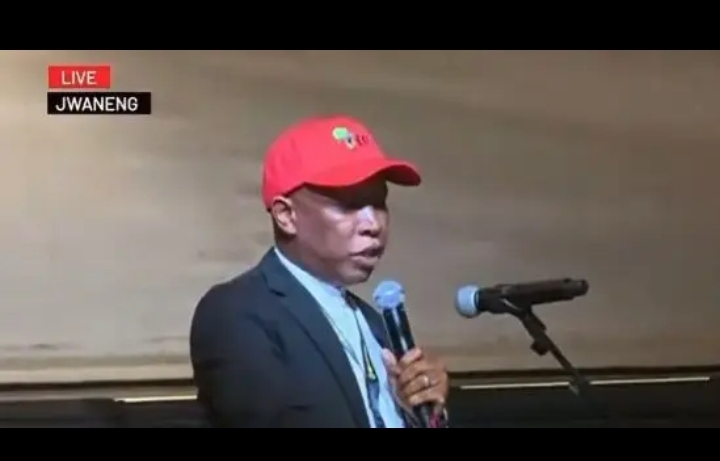 JULIUS MALEMA RECEIVES A HERO’S WELCOME AS HE ADDRESSES BOTSWANA NATIONAL FRONT (BNF) NATIONAL CONFERENCE, WITH SUPPORTERS SAYING THE RECEPTION SHOWS HE IS LOVED BEYOND SOUTH AFRICA’S BORDERS