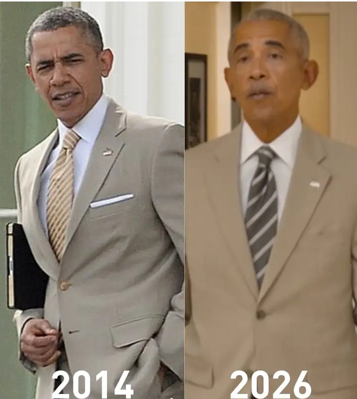 Barack Obama just recreated his infamous tan suit moment
