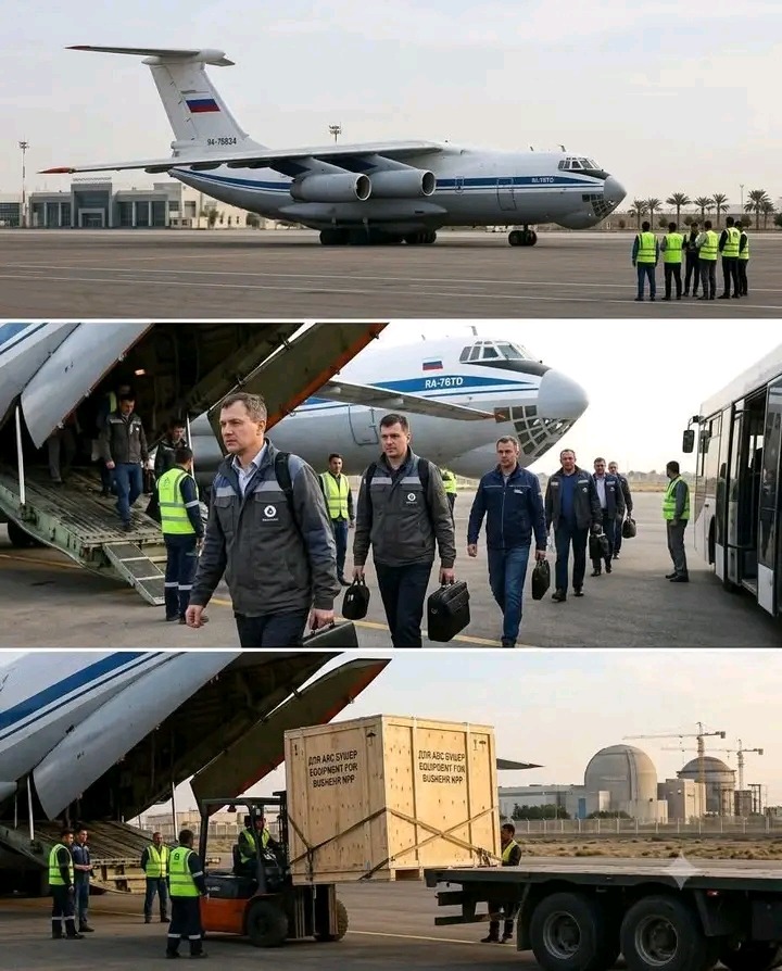 RUSSIAN CARGO PLANE LANDS AGAIN IN BUSHEHR, IRAN