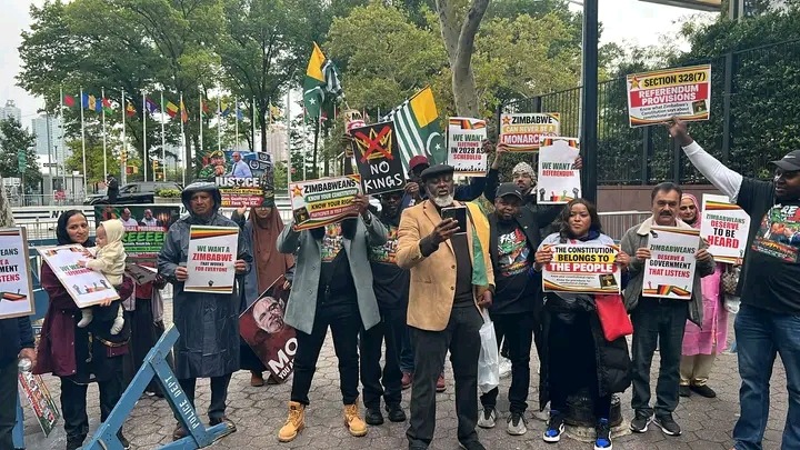 Zimbabweans Stage Demonstration at UN Headquarters, Present 11-Point Memorandum of Demands
