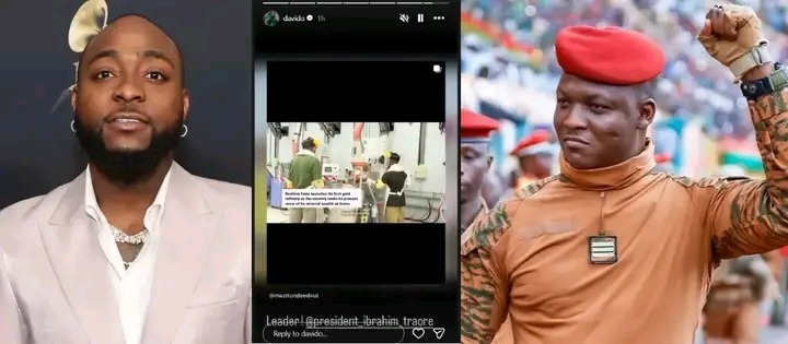 Afrobeats superstar Davido Praises Burkina Faso’s President Traoré After Historic Gold Refinery Launch