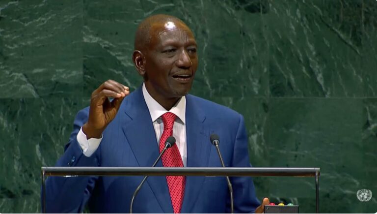 Summary of President William Ruto’s speech at UN General Assembly
