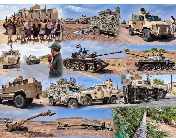 HOUTHIS CLAIM CAPTURE OF LARGE QUANTITIES OF MILITARY EQUIPMENT IN WESTERN YEMEN