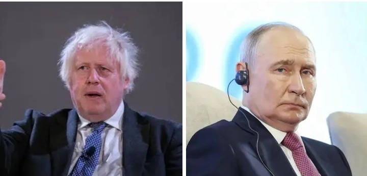 BORIS JOHNSON: PUTIN IS “ABSOLUTELY ON THE BACK FOOT”