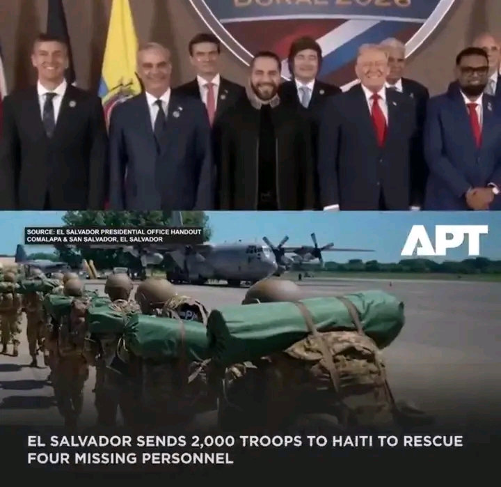 TRUMP TELLS BUKELE DO WHAT YOU HAVE TO DO AS EL SALVADOR SURGES TROOPS TO CRUSH HAITI GANGS