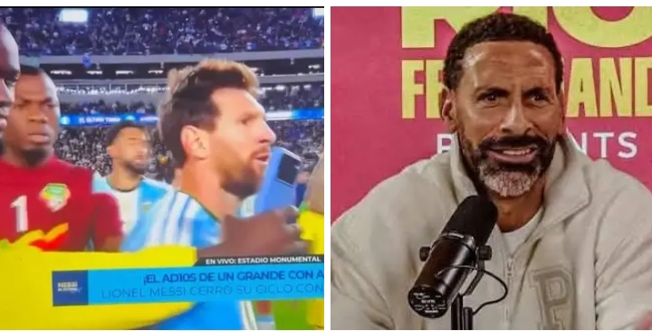 Rio Ferdinand on Lionel Messi refusing to take a selfie with Benin players after his farewell match