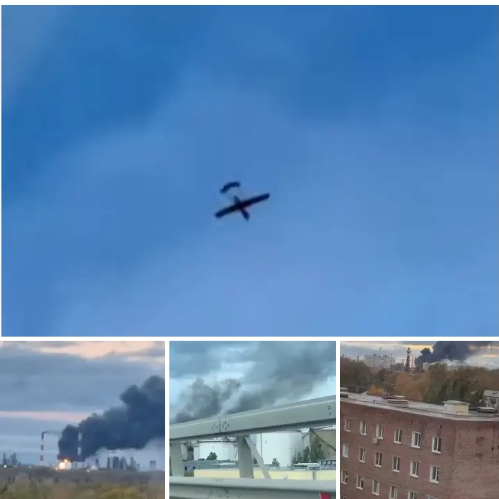 Ukraine strikes Russian oil refineries in Omsk and Ukhta with long-range drones