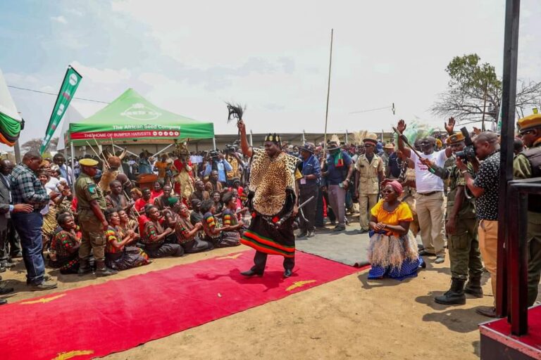 HICHILEMA GRACES SAMULYA MOOMBA CEREMONY
