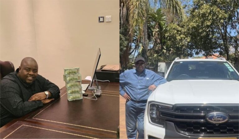 Wicknell Chivayo Donates US$250k and Ford Ranger to Honor Late VP John Landa Nkomo